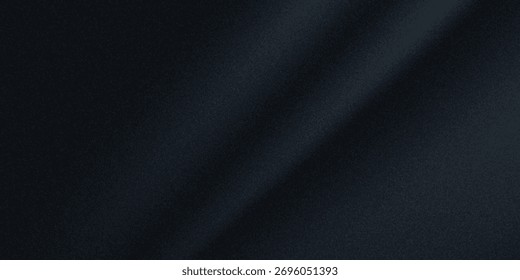 Fondo elegante abstracto azul gris oscuro negro. Cortinas. Cortina. Material de tela. Pliegues suaves. Línea de franja ondulada. Gradiente. Espacio vacío. Diseño. Plantilla.