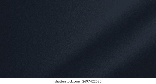 Fondo elegante abstracto azul gris oscuro negro. Cortinas. Cortina. Material de tela. Pliegues suaves. Línea de franja ondulada. Gradiente. Espacio vacío. Diseño. Plantilla.