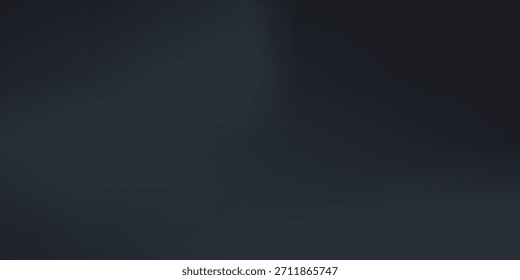 Fondo elegante abstracto azul gris oscuro negro. Cortinas. Cortina. Material de tela. Pliegues suaves. Línea de franja ondulada. Gradiente. ilustración de fondo de Vector eps10