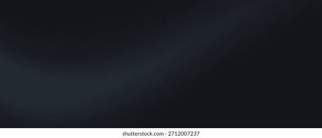 Fondo elegante abstracto azul gris oscuro negro. Cortinas. Cortina. Material de tela. Pliegues suaves. Línea de franja ondulada. Gradiente. ilustración de fondo de Vector eps10