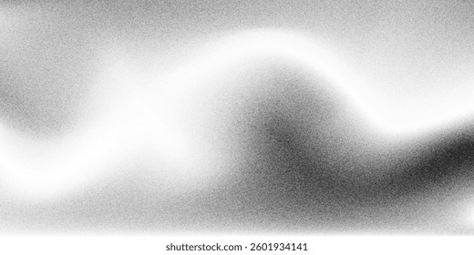 Black dark gray silver white wave abstract background for design. Light wave, wavy line. 