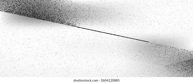 Black dark gray silver white wave abstract background for design. Light wave, wavy line. Ombre gradient. Noise rough grungy grain brushed metal metallic effect.eps10