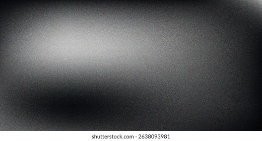 Black dark gray silver white wave abstract background for design. Light wave, wavy line. Ombre gradient. Noise rough grungy grain brushed metal metallic effect.eps10
