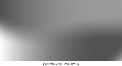 Black dark gray silver white wave abstract background for design. Light wave, wavy line. Ombre gradient. Noise rough grungy grain brushed metal metallic effect.eps10