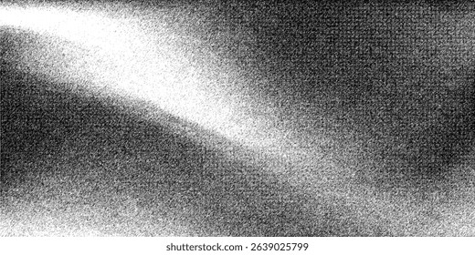 Black dark gray silver white wave abstract background for design. Light wave, wavy line. Ombre gradient. Noise rough grungy grain brushed metal metallic