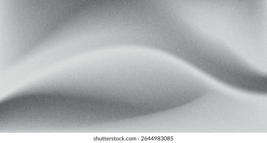 Black dark gray silver white wave abstract background for design eps10