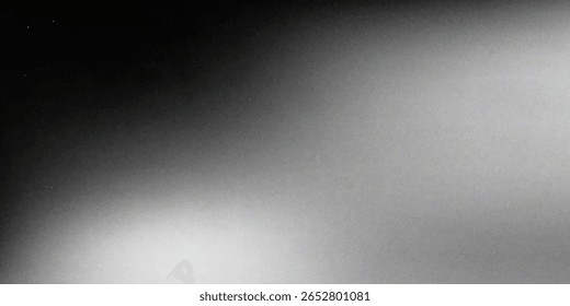 Fondo abstracto de la onda blanca de plata gris oscuro negro para el diseño. Onda ligera, línea ondulada