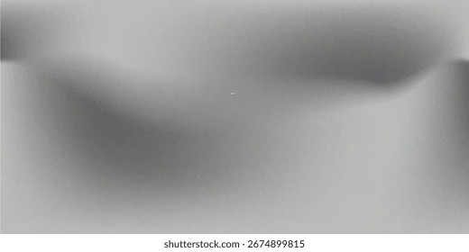 Fondo abstracto de la onda blanca de plata gris oscuro negro para el diseño. Onda ligera, línea ondulada. Gradiente de Ombre. Ruido áspero grano grungy metal cepillado efecto metálico. eps10