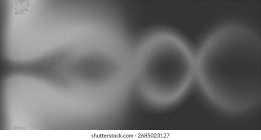 Fondo abstracto de la onda blanca de plata gris oscuro negro para el diseño. Onda ligera, línea ondulada. Gradiente de Ombre. Ruido áspero grano grungy efecto metálico cepillado. Brillo mate.