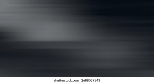 Fondo abstracto de la onda blanca de plata gris oscuro negro para el diseño. Onda ligera, línea ondulada. Gradiente de Ombre. Ruido grano áspero grungy metal cepillado metálico
