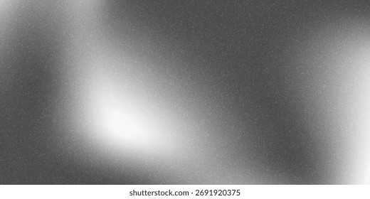 Fondo abstracto de la onda blanca de plata gris oscuro negro para el diseño. Onda ligera, línea ondulada. Gradiente de Ombre. Ruido áspero grano grungy metal cepillado efecto metálico. eps10