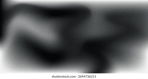 Fondo abstracto de la onda blanca de plata gris oscuro negro para el diseño. Onda ligera, línea ondulada. Gradiente Ombre.eps 10