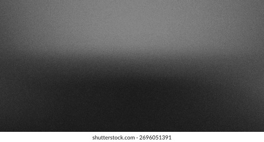 Fondo abstracto de la onda blanca de plata gris oscuro negro para el diseño. Onda ligera, línea ondulada. Gradiente de Ombre. Ruido áspero grano grungy efecto metálico cepillado.