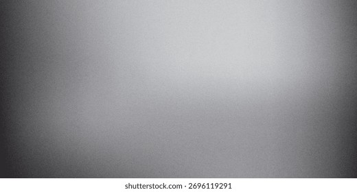 Fondo abstracto de la onda blanca de plata gris oscuro negro para el diseño. Onda ligera, línea ondulada. Gradiente de Ombre. Ruido áspero grano grungy efecto metálico cepillado. Brillo mate.Anuncio de Web.Wide.Panoramic
