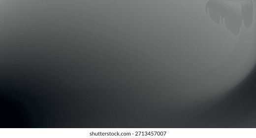 Fondo abstracto de la onda blanca de plata gris oscuro negro para el diseño. Onda ligera, línea ondulada. Gradiente de Ombre. 