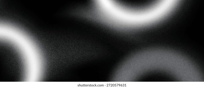 Fondo abstracto de la onda blanca de plata gris oscuro negro para el diseño. Onda ligera, línea ondulada. Gradiente de Ombre. Ruido áspero grano grungy metal cepillado efecto metálico. eps10