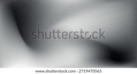 Black dark gray silver white wave abstract background for design. Light wave, wavy line. Ombre gradient. Noise rough grungy grain brushed metal metallic effect.eps10