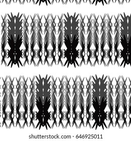 black and dark grey bush shape with diamond overlapped pattern background vector illustration image
