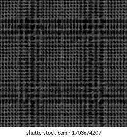 Black and Dark Grey colors modern tartan plaid Scottish seamless pattern.Texture from plaid, tablecloths, clothes, shirts, dresses, jacket, skirt, paper, blankets and other textile products.