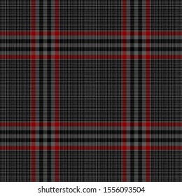 Black, Dark grey and Red modern tartan plaid Scottish seamless pattern.Texture from plaid,tablecloths, clothes, shirts, dresses, jacket, skirt, paper, blankets and other textile products.