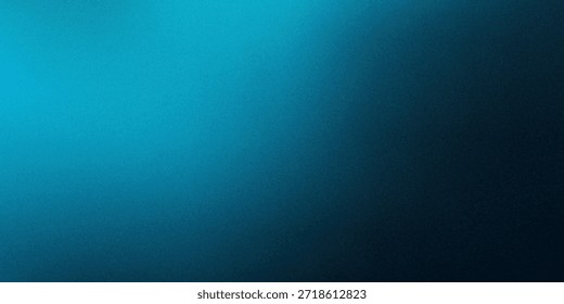 Negro oscuro claro jade gasolina teal cyan mar azul verde abstracto onda ondulada línea de fondo. Gradiente de Ombre. Color atolón azul. Ruido grano áspero grungy. Brillo mate metálico eléctrico.