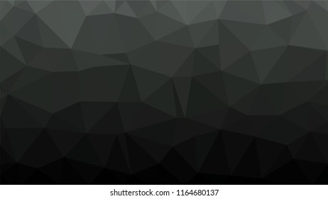 Black Dark Light   Polygonal Mosaic Background, Low Poly Style, Vector illustration, Business Design Templates