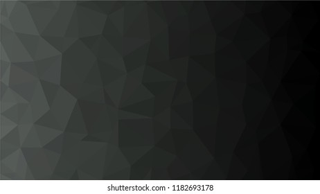 Black Dark Light   Polygonal Mosaic Background, Low Poly Style, Vector illustration, Business Design Templates