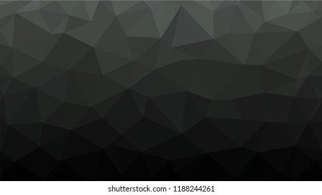 Black Dark Light   Polygonal Mosaic Background, Low Poly Style, Vector illustration, Business Design Templates