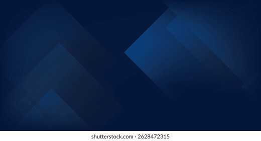 Black dark navy blue  abstract pattern background. Geometric shape. Line triangle angle fold polygon modern good