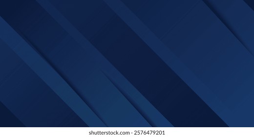 Black dark navy blue silver abstract pattern background. Geometric shape. Line triangle angle fold polygon diamond 3D. Color gradient ombre