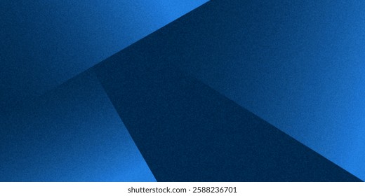 Black dark navy blue silver abstract pattern background. Geometric shape. Line triangle angle fold polygon diamond 3D. Color gradient ombre. Rough