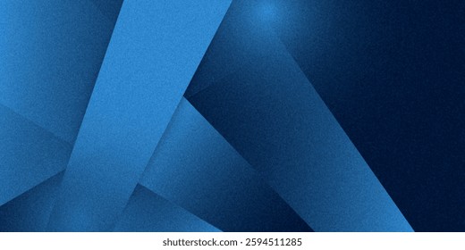Black dark navy blue silver abstract pattern background. Geometric shape. Line triangle angle fold polygon diamond 3D. Color gradient ombre. Rough
