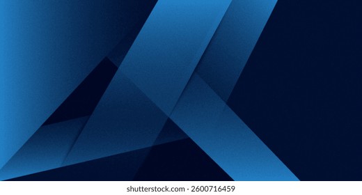 Black dark navy blue silver abstract pattern background. Geometric shape. Line triangle angle fold polygon diamond 3D. Color gradient ombre.