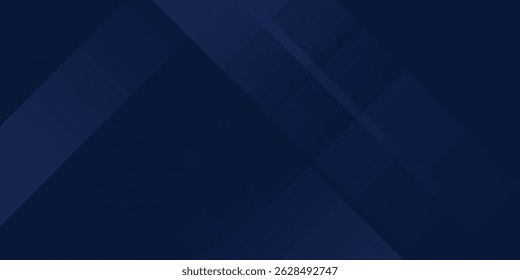 Black dark navy blue silver abstract pattern background. Geometric shape. Line triangle angle fold polygon diamond 3D  sport modern