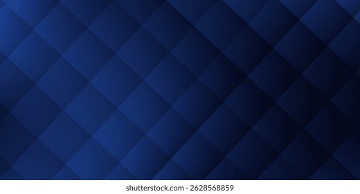 Black dark navy blue silver abstract pattern background. Geometric shape. Line triangle angle fold polygon diamond 3D simple abstract modern