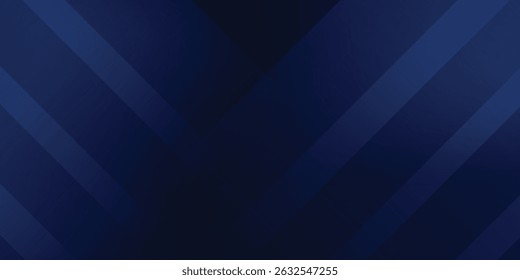 Black dark navy blue silver abstract pattern background. Geometric shape. Line triangle angle fold polygon diamond 3D arts modern