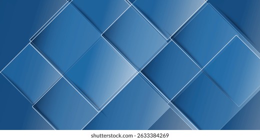 Black dark navy blue silver abstract pattern background. Geometric shape. Line triangle angle fold polygon diamond 3D simple 