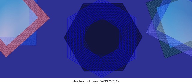 Black dark navy blue silver abstract pattern background. Geometric shape. Line triangle angle fold polygon diamond 3D. Color gradient ombre.vector eps10