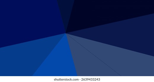 Black dark navy blue silver abstract pattern background. Geometric shape. Line triangle angle fold polygon diamond 3D. Color gradient ombre.