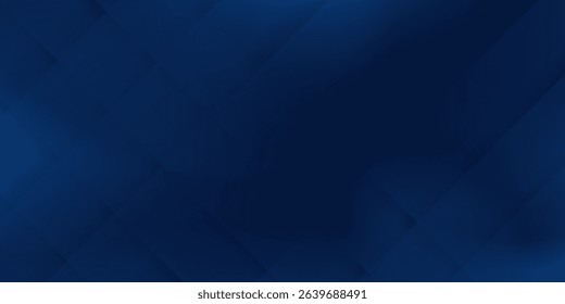 Black dark navy blue silver abstract pattern background. Geometric shape. Line triangle angle fold polygon diamond 3D simple abstract modern
