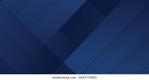 Black dark navy blue silver abstract pattern background. Geometric shape. Line triangle angle fold polygon diamond 3D simple abstract modern