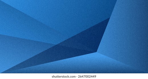 Fondo abstracto de plata azul marino oscuro negro. Forma geométrica. Línea triángulo ángulo pliegue polígono diamante 3D. Gradiente de color ombre.