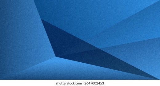 Fondo abstracto de plata azul marino oscuro negro. Forma geométrica. Línea triángulo ángulo pliegue polígono diamante 3D. Gradiente de color ombre.