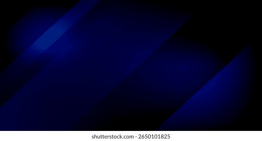 Black dark navy blue silver abstract pattern background. Geometric shape. Line triangle angle fold polygon diamond 3D simple abstract modern