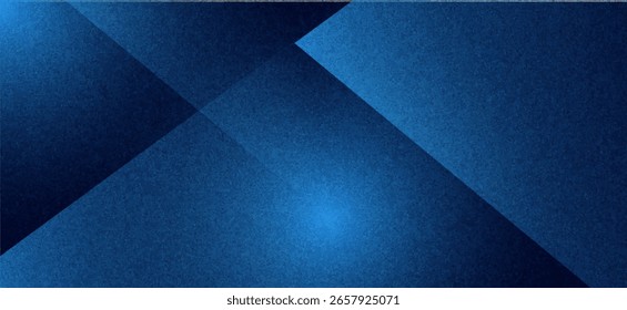 Black dark navy blue silver abstract pattern background. Geometric shape. Line triangle angle fold polygon diamond 3D. Color gradient ombre. Rough