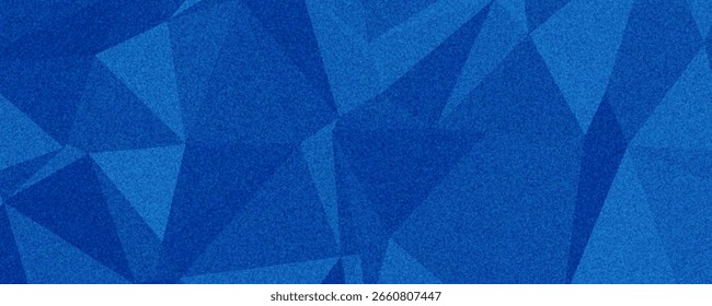 Fondo abstracto de plata azul marino oscuro negro. Forma geométrica. Línea triángulo ángulo pliegue polígono diamante 3D. Gradiente de color ombre. Ruido de grano áspero. Sombra clara. Brillo mate. Mínimo.