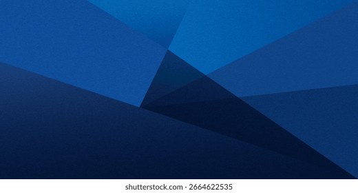 Fondo abstracto de plata azul marino oscuro negro. Forma geométrica. Línea triángulo ángulo pliegue polígono diamante 3D. Gradiente de color ombre. Ruido de grano áspero. Sombra clara. Brillo mate. Mínimo.