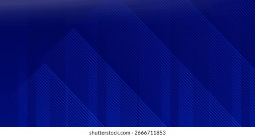 Schwarz dunkel navy blau silber abstraktes Muster Hintergrund. Geometrische Form. Linie Dreieck Falte Polygon Diamant 3D einfach abstrakt moderne Kunst
