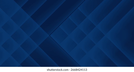 Schwarz dunkel navy blau silber abstraktes Muster Hintergrund. Geometrische Form. Linie Dreieck Falte Polygon Diamant 3D einfach abstrakt modern