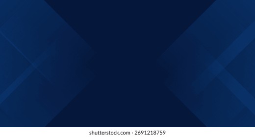 Black dark navy blue silver abstract pattern background. Geometric shape. Line triangle angle fold polygon diamond 3D simple abstract modern